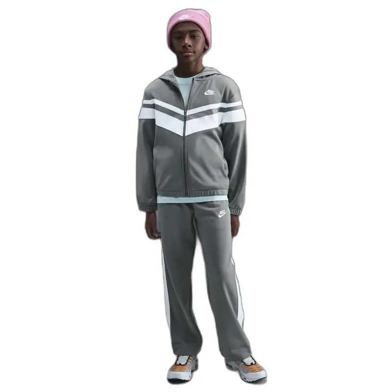 Tuta dri-fit da bambino Nike Gris