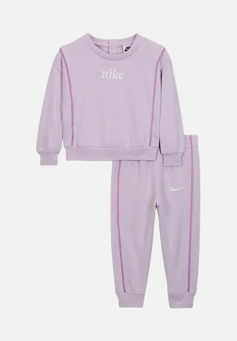 NIKE Tuta Essentials lilla da neonato