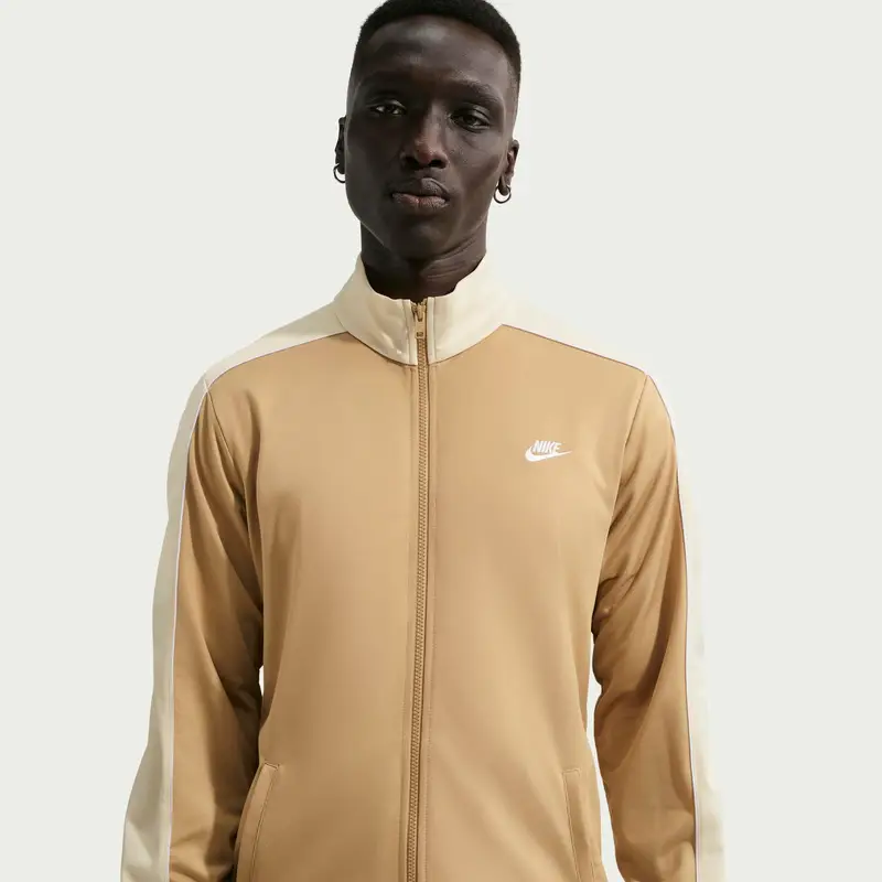 Tuta in maglia Nike Sportswear Club Beige