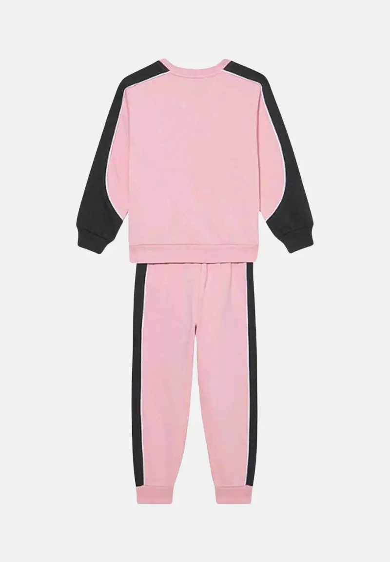 Tuta rosa da neonato miniatura 2