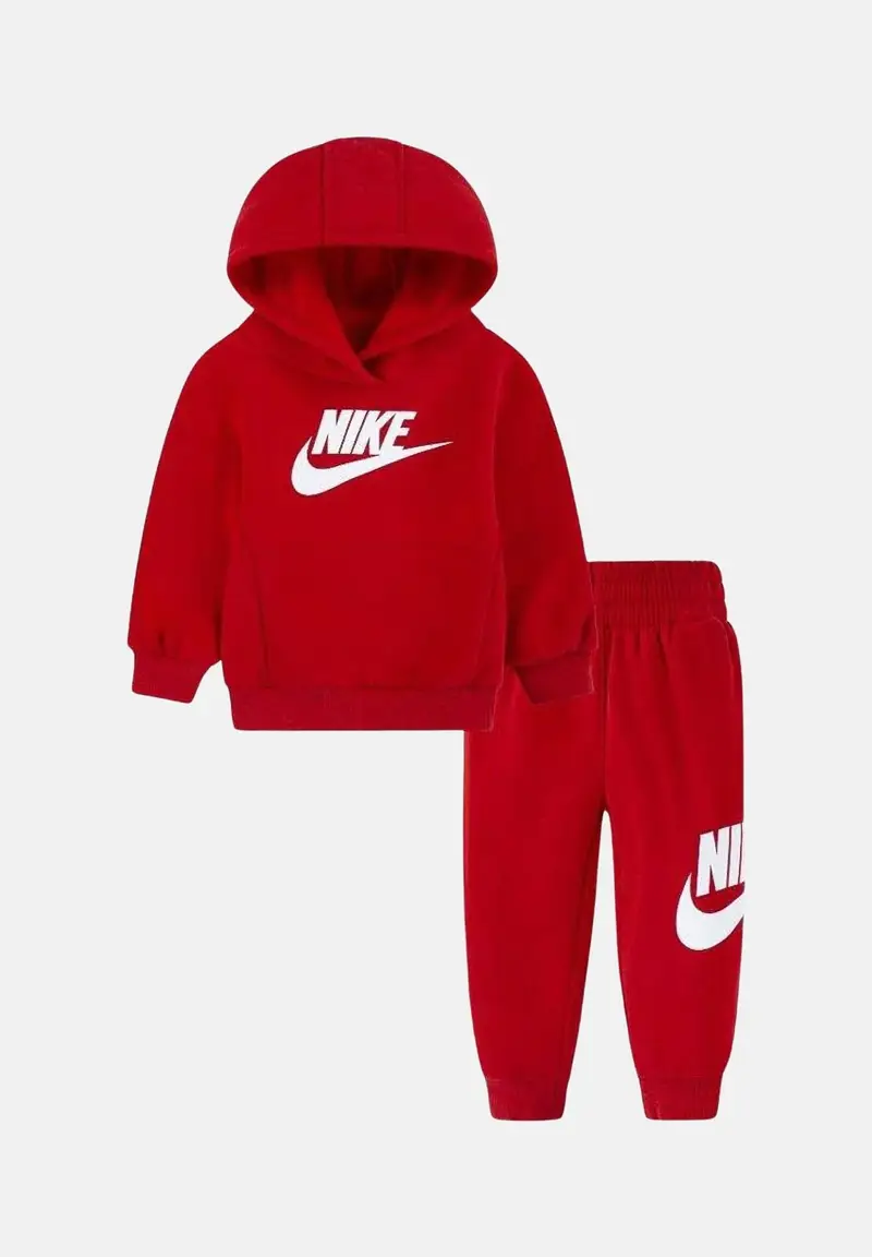 NIKE Tuta rossa da neonato con stampa logo