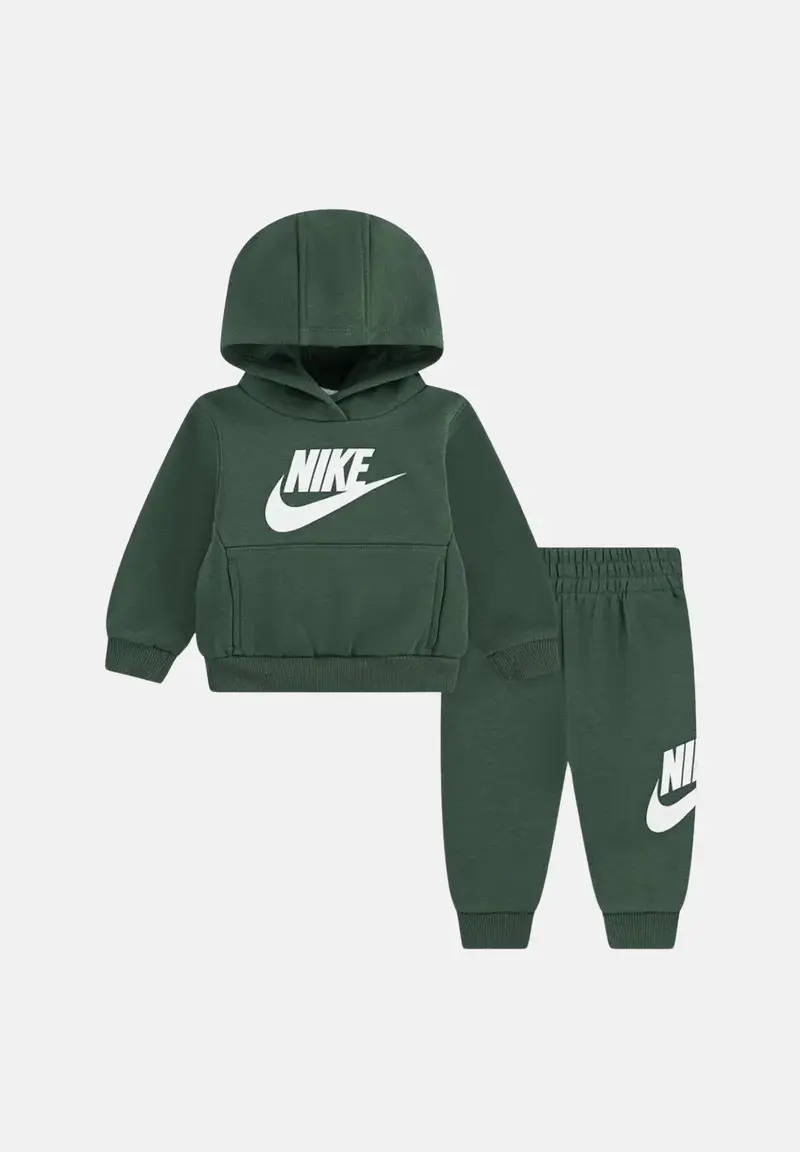 NIKE Tuta verde da neonato con stampa logo
