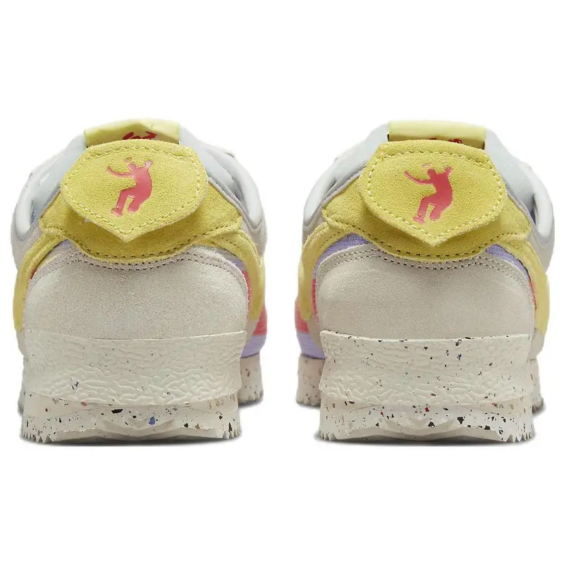 Union LA x Nike Cortez SP Lemon Frost Sneakers Unisex Marrone Bianco Grigio-Nebbia DR1413-100 39 miniatura 5