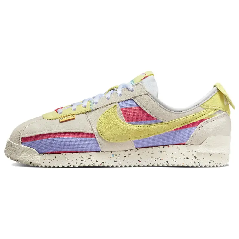 Union LA x Nike Cortez SP Lemon Frost Sneakers Unisex Marrone Bianco Grigio-Nebbia DR1413-100 39