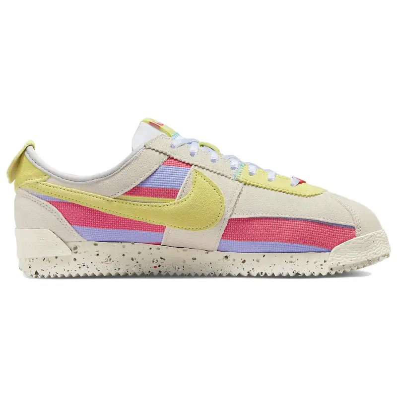 Union LA x Nike Cortez SP Lemon Frost Sneakers Unisex Marrone Bianco Grigio-Nebbia DR1413-100 40 5 miniatura 2
