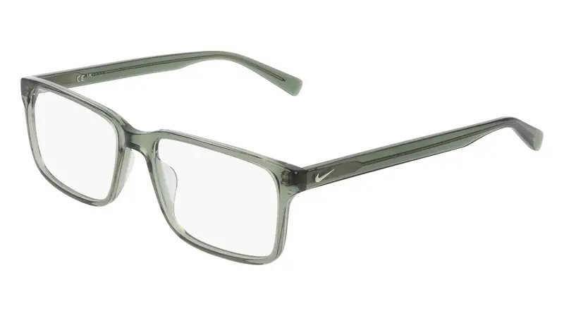 Unisex NIKE 1001 311 Montature da vista Acetato Verde Squadrata Normale