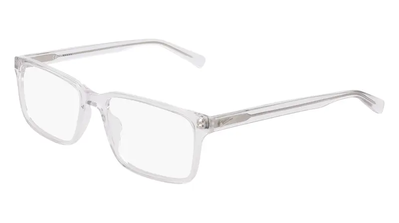 Unisex NIKE 1001 900 Montature da vista Acetato Trasparente Squadrata Normale