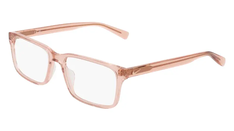 Unisex NIKE 1001Y 681 Montature da vista Acetato Rosa Squadrata Normale