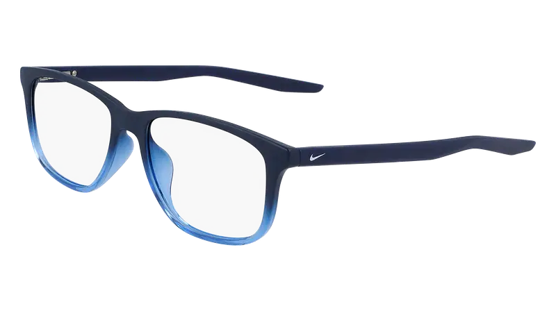 Nike Unisex NIKE 5019 422 Montature da vista Acetato Blu Squadrata Fotocromatiche