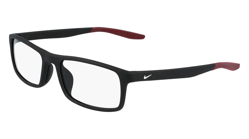 Nike Unisex NIKE 7119 012 Montature da vista Iniettato Nero-opaco  Squadrata  Fotocromatiche