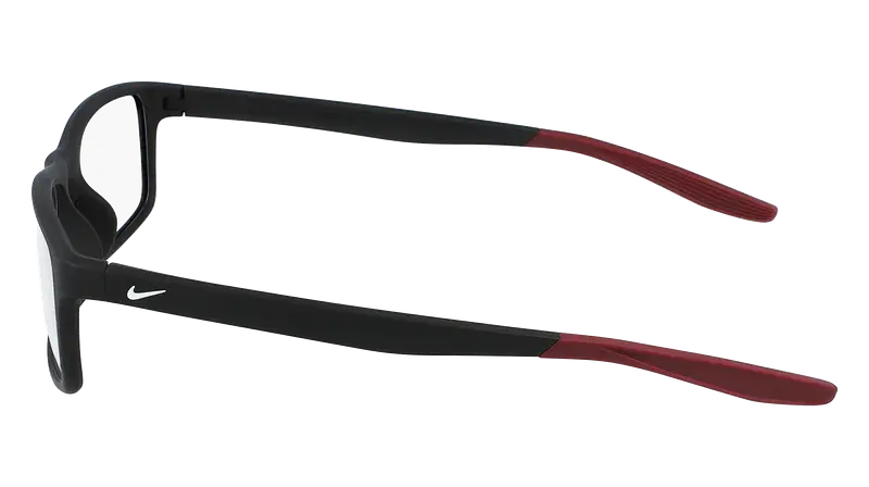 Nike Unisex NIKE 7125 001 Montature da vista Plastica Nero Squadrata Normale Fotocromatiche miniatura 3