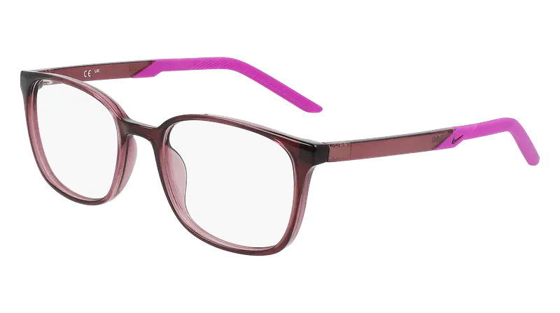 Nike Unisex NIKE 7270 604 Montature da vista Plastica Rosso  Squadrata  Normale