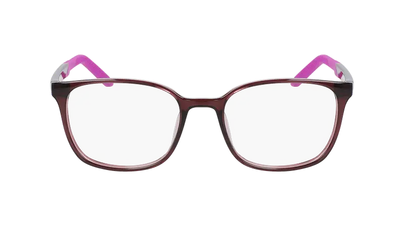 Nike Unisex NIKE 7270 604 Montature da vista Plastica Rosso Squadrata Normale miniatura 2