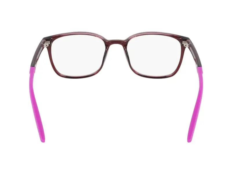 Nike Unisex NIKE 7270 604 Montature da vista Plastica Rosso Squadrata Normale miniatura 3