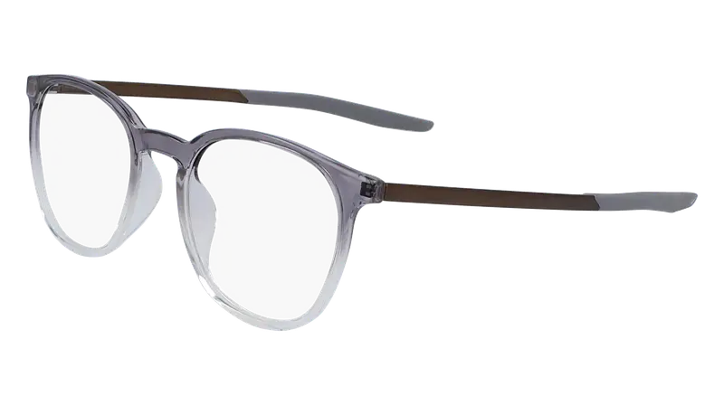 Nike Unisex NIKE 7280 036 Montature da vista Plastica Grigio  Geometrica Normale Fotocromatiche