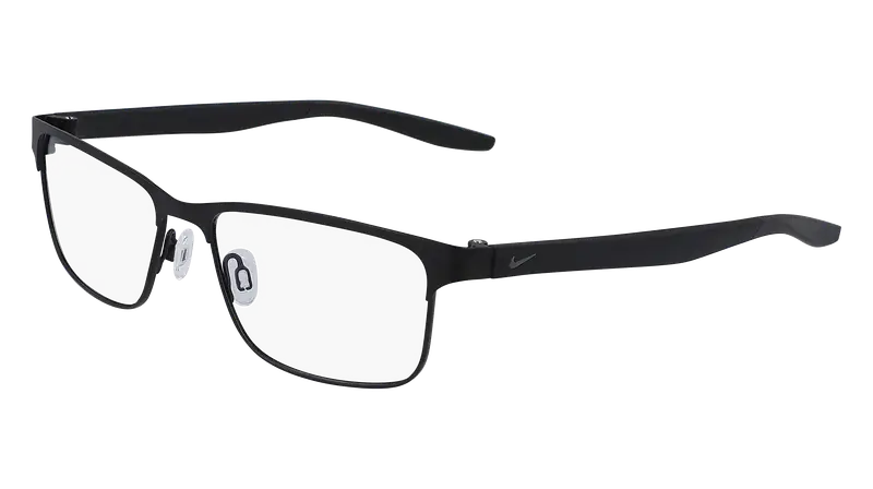 Nike Unisex NIKE 8130 001 Montature da vista Metallo Nero Squadrata Normale Fotocromatiche