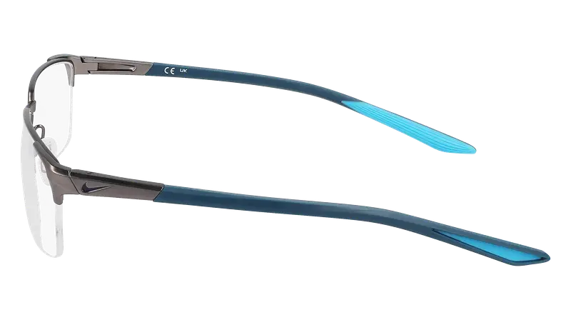 Nike Unisex NIKE 8130 001 Montature da vista Metallo Nero Squadrata Normale Fotocromatiche miniatura 2