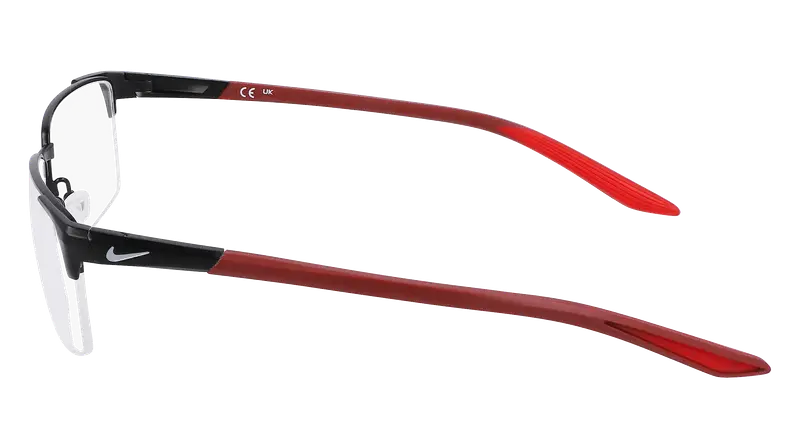 Nike Unisex NIKE 8130 001 Montature da vista Metallo Nero Squadrata Normale Fotocromatiche miniatura 3