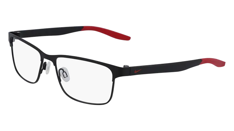 Nike Unisex NIKE 8130 073 Montature da vista Metallo Nero Squadrata Normale Fotocromatiche