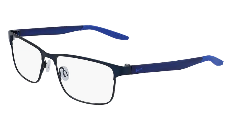 Nike Unisex NIKE 8130 416 Montature da vista Metallo Blu Squadrata Normale Fotocromatiche