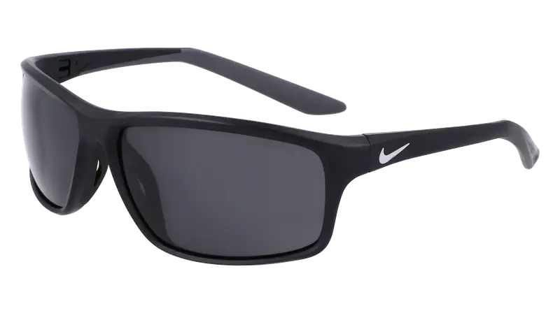 Nike Unisex NIKE ADRENALINE 22 DV2372 010 Occhiali da sole Bio-iniettato Nero Grigio Squadrata Normale Fotocromatiche