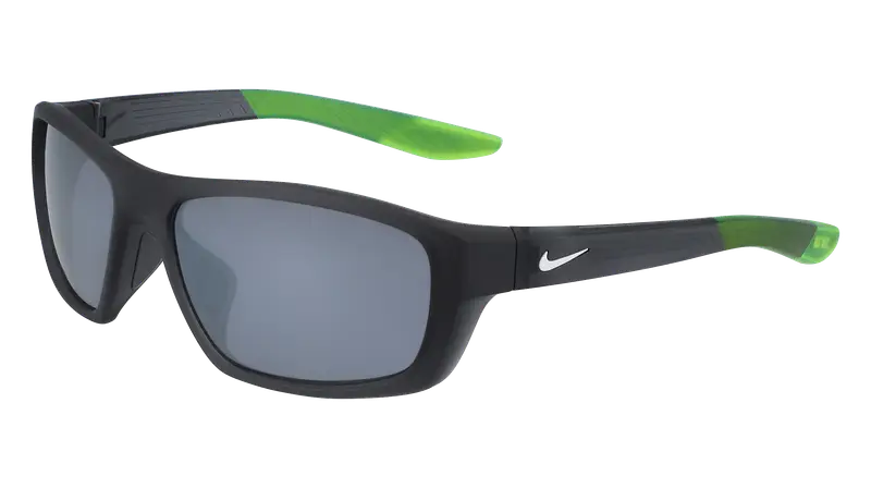 Nike Unisex NIKE BRAZEN BOOST FJ1975 21 Occhiali da sole Plastica Grigio opaco Squadrata Normale