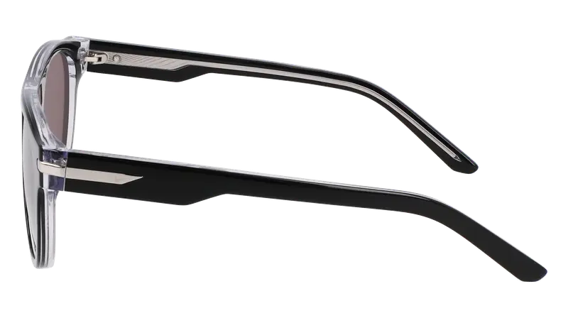 Nike Unisex NIKE CRESCENT III EV24019 010 Occhiali da sole Acetato Nero Rotonda Normale Fotocromatiche miniatura 3