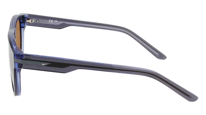 Nike Unisex NIKE CRESCENT III EV24019 013 Occhiali da sole Acetato Grigio Rotonda Normale Fotocromatiche miniatura 3