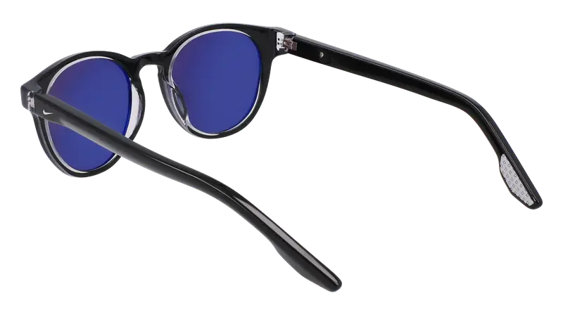 Nike Unisex NIKE ECLIPSE DAWN EV24046 010 Occhiali da sole Acetato Nero Fumo Rotonda Normale miniatura 3