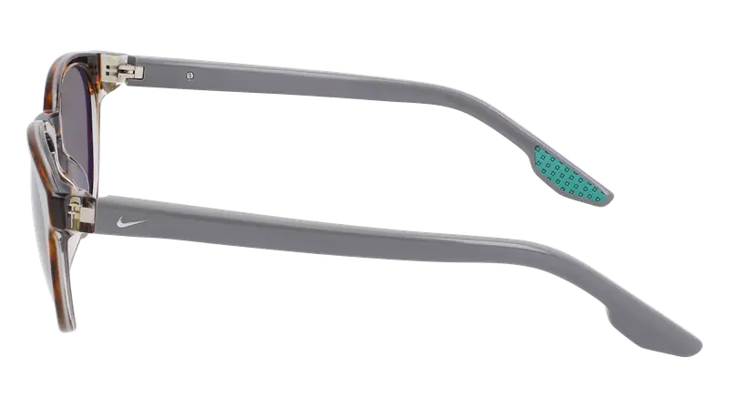 Nike Unisex NIKE ECLIPSE DAWN EV24046 243 Occhiali da sole Acetato Havana Verde Rotonda Normale miniatura 2