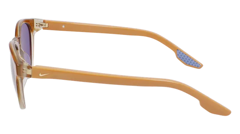 Nike Unisex NIKE ECLIPSE DAWN EV24046 725 Occhiali da sole Acetato Marrone Blu Rotonda Normale miniatura 2