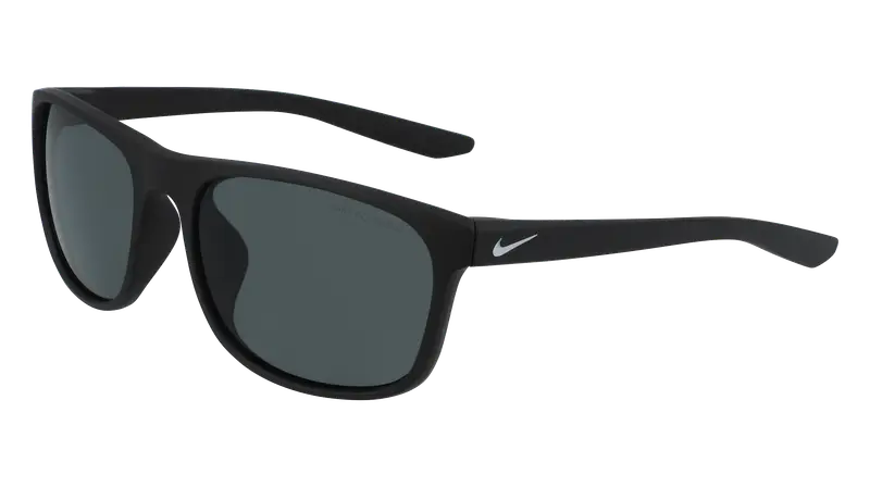 Nike Unisex NIKE ENDURE P FJ2215 010 Occhiali da sole Plastica Nero Grigio Squadrata Polarizzata Normale