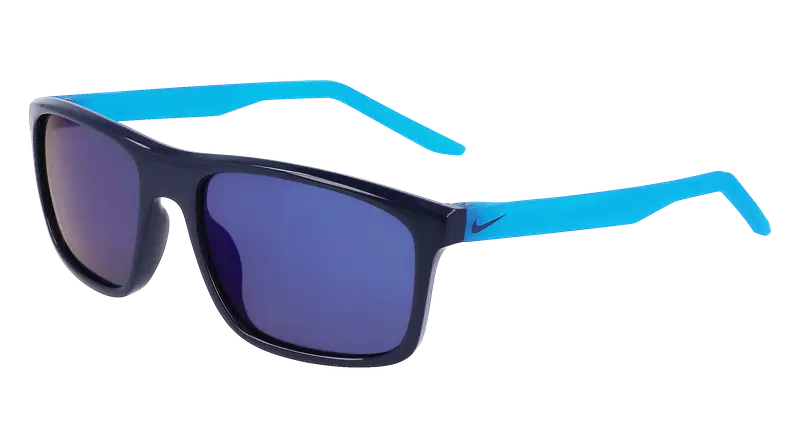 Nike Unisex NIKE FIRE P FD1818 451 Occhiali da sole Bio-iniettato Blu Blu Squadrata Polarizzata Polarizzata