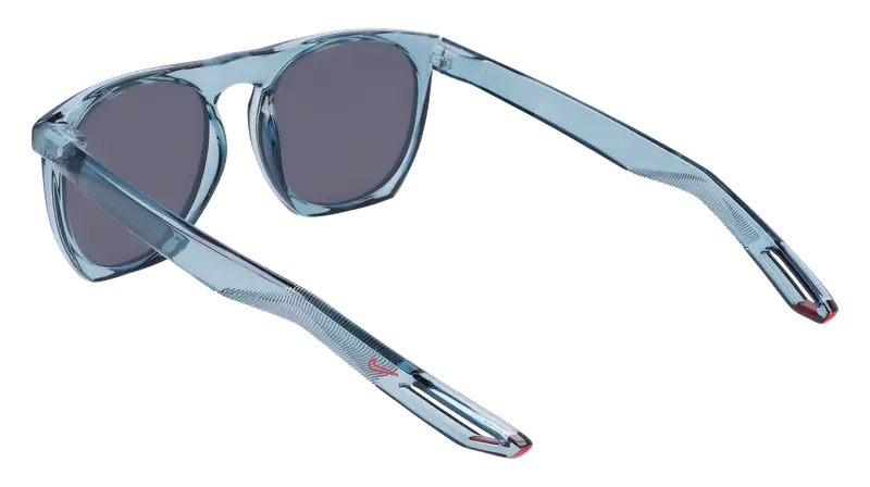 Nike Unisex NIKE FLATSPOT XXII DV2258 494 Occhiali da sole Bio-iniettato Blu Argento Geometrica Normale Fotocromatiche miniatura 2