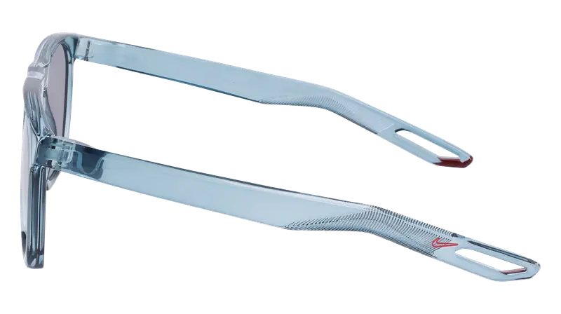 Nike Unisex NIKE FLATSPOT XXII DV2258 494 Occhiali da sole Bio-iniettato Blu Argento Geometrica Normale Fotocromatiche miniatura 3