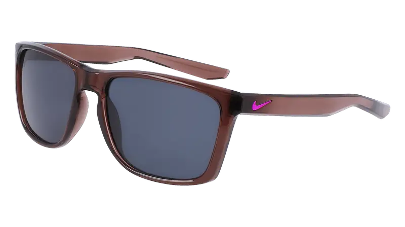 Nike Unisex NIKE FORTUNE FD1692 291 Occhiali da sole Bio-iniettato Viola Grigio scuro Squadrata Normale Fotocromatiche