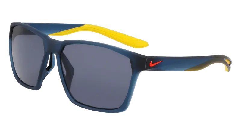 Nike Unisex NIKE MAVERICK N IB6916X 440 Occhiali da sole Bio-iniettato Blu Grigio Squadrata Normale