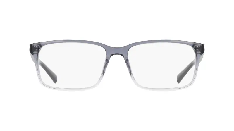 Unisex Nike NIKE 1001 029 Montature da vista Acetato Grigio Squadrata Normale miniatura 2