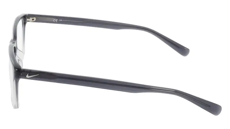 Unisex Nike NIKE 1001 029 Montature da vista Acetato Grigio Squadrata Normale miniatura 3