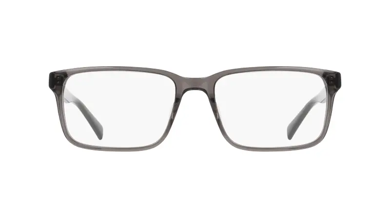 Unisex Nike NIKE 1001 034 Montature da vista Acetato Grigio Squadrata Normale miniatura 2