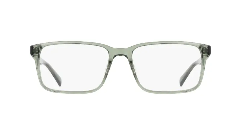 Unisex Nike NIKE 1001 311 Montature da vista Acetato Verde Squadrata Normale miniatura 2