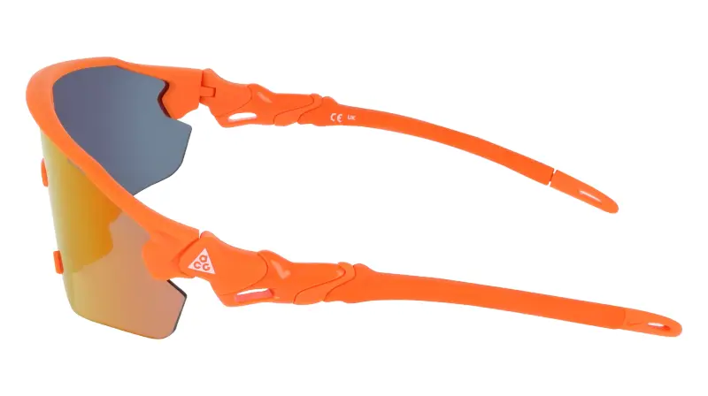 Unisex Nike NIKE ACG VISTA PEAK IQ9341X 819 Occhiali da sole Bio-iniettato Arancione Arancione Maschera Normale Specchiato miniatura 3