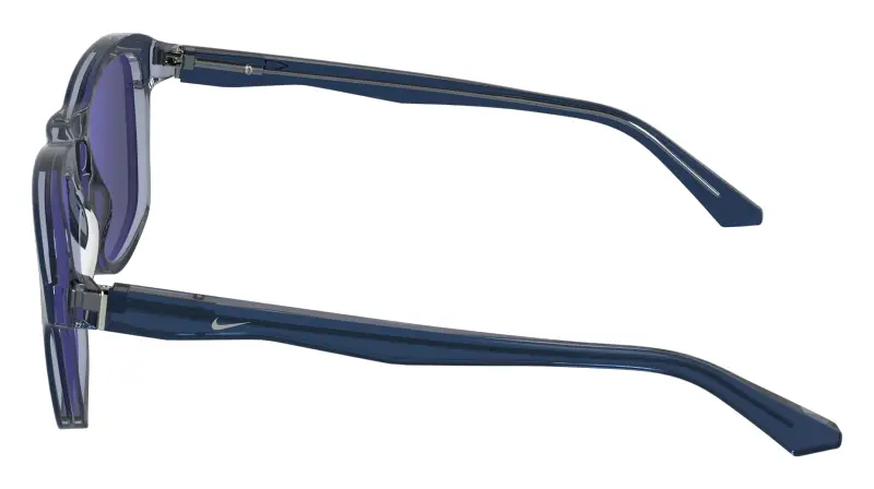 Unisex Nike NIKE PRIMA ARC IQ7187X 411 Occhiali da sole Acetato Blu Squadrata Normale miniatura 3