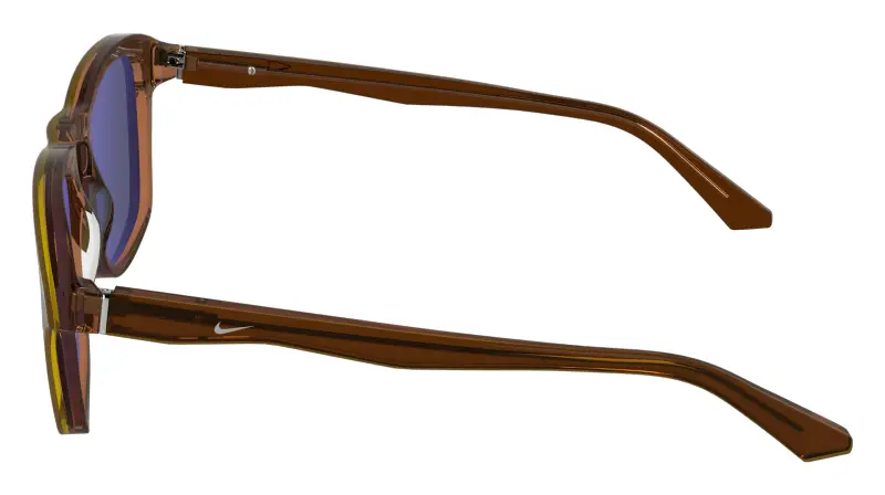 Unisex Nike NIKE PRIMA ARC IQ7187X 815 Occhiali da sole Acetato Marrone Squadrata Normale miniatura 3