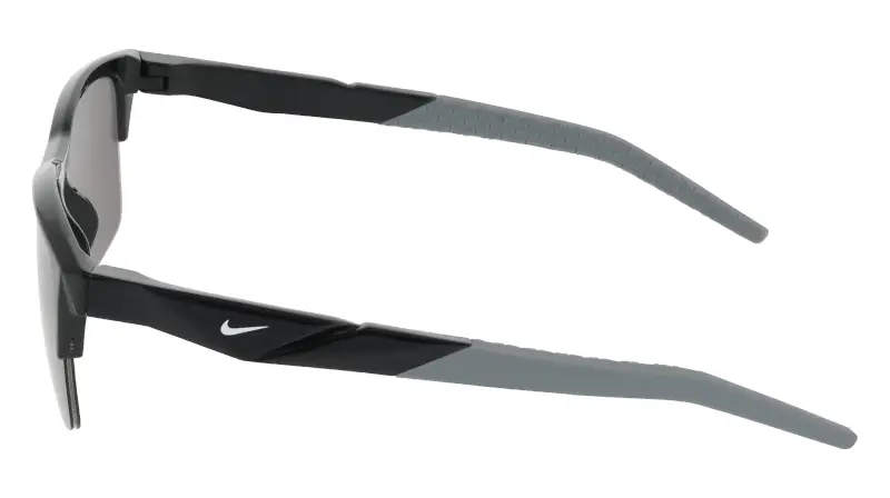 Unisex Nike NIKE RADEON WARE IR4369X 010 Occhiali da sole Bio-iniettato Nero Grigio Squadrata Normale miniatura 3