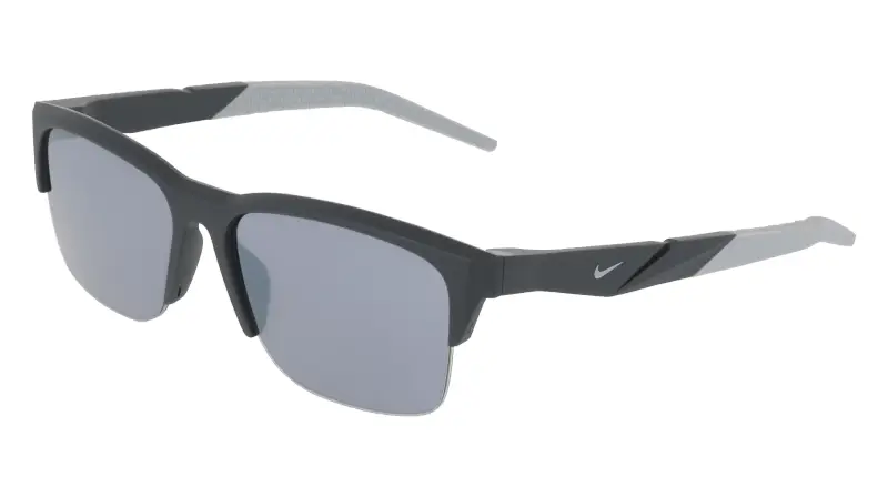 Unisex Nike NIKE RADEON WARE IR4369X 060 Occhiali da sole Bio-iniettato Grigio Grigio Squadrata Normale