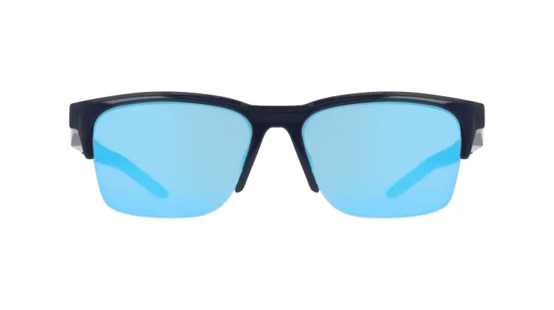 Unisex Nike NIKE RADEON WARE IR4369X 410 Occhiali da sole Bio-iniettato Blu Grigio Squadrata Normale miniatura 2