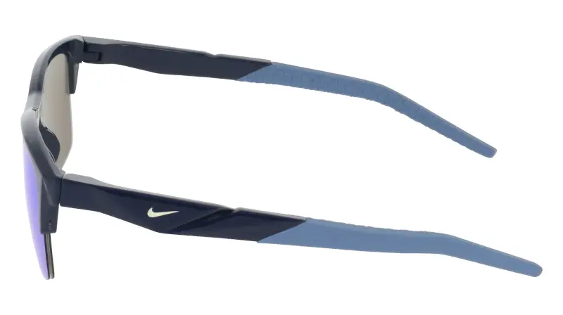 Unisex Nike NIKE RADEON WARE IR4369X 410 Occhiali da sole Bio-iniettato Blu Grigio Squadrata Normale miniatura 3