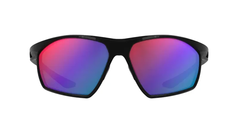 Unisex Nike NIKE WINDTRACK HEAT IQ7245X 010 Occhiali da sole Bio-iniettato Nero Grigio Squadrata Normale miniatura 2