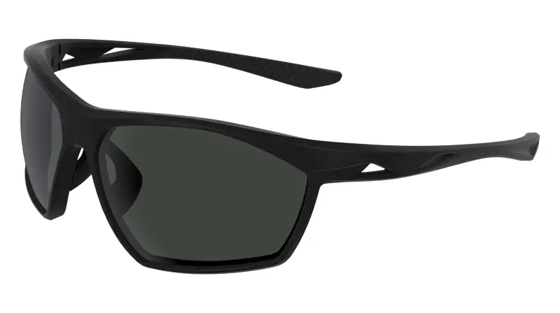 Unisex Nike NIKE WINDTRACK HEAT IQ7245X 011 Occhiali da sole Bio-iniettato Nero Grigio Squadrata Normale